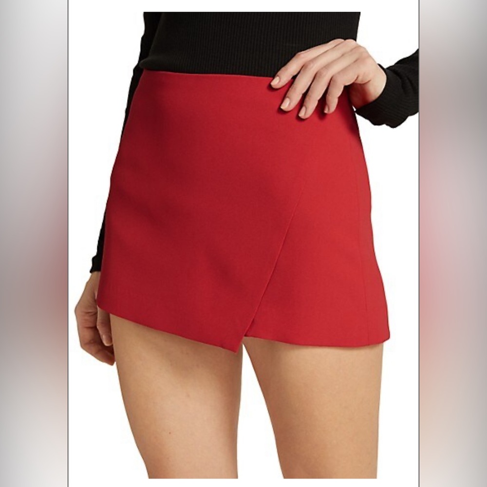 Alice & Olivia Lilia Miniskirt - color Poppy